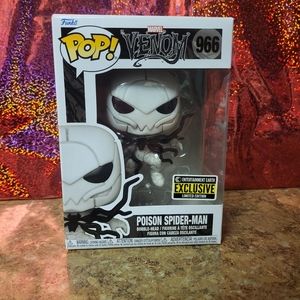 Venom Poison Spiderman Funko Pop Vinyl Figure Entertainment Earth Exclusive 966